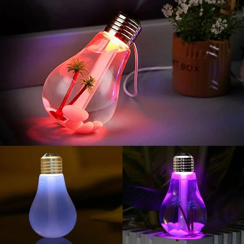Mini Humidifier Air Ambients Light Up Portable Usb Cable Led