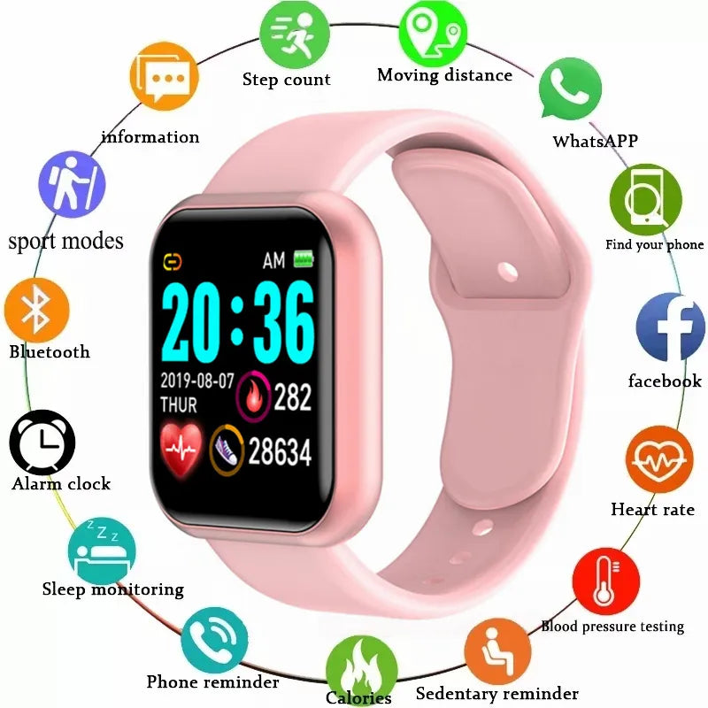 Smartwatch D20 / multifuncional para homens e mulheres