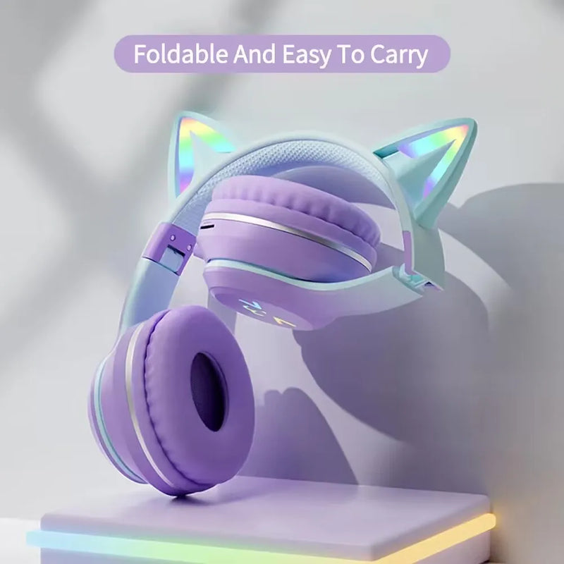 Fones Orelha De Gato RGB